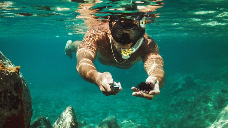 Kayak snorkel ruta cuevas