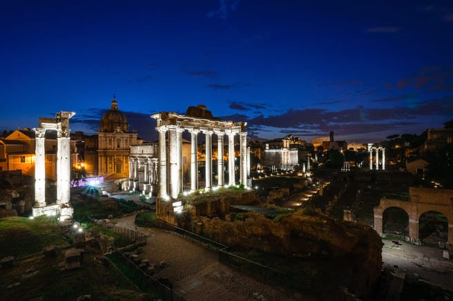 tour nocturno roma iluminada