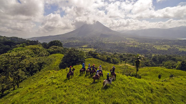 Ruta caballo Volcán Arenal