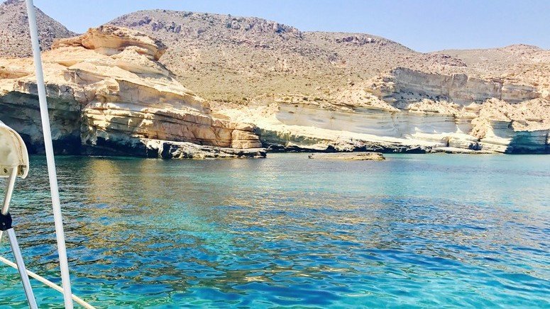 paso barco playas virgenes cabo gata