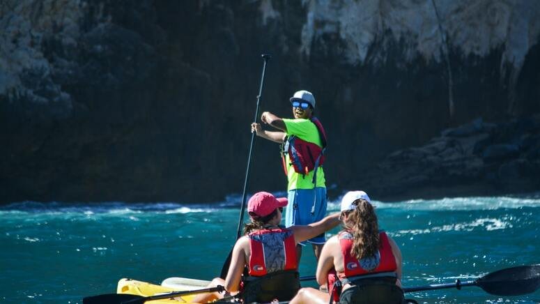Aventura marina Kayak fondo cristal snorkel