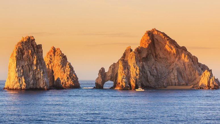 Visita guiada  atardecer barco cabo San Lucas 