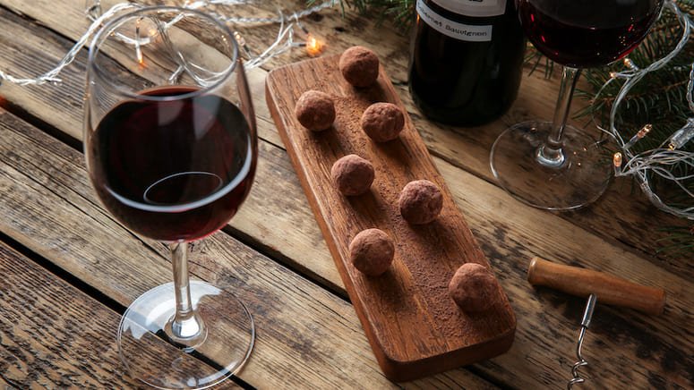 Cata de vino y chocolate