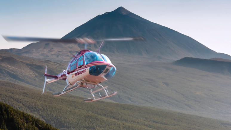 Tour helicóptero Isla Baja desde Adeje