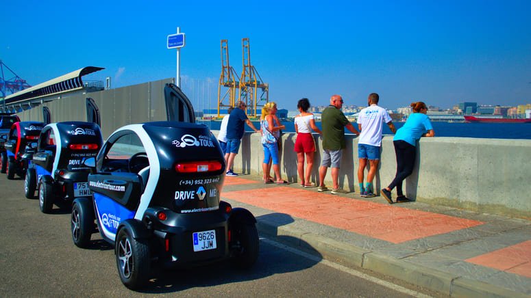 Tour privado coche eléctrico Málaga