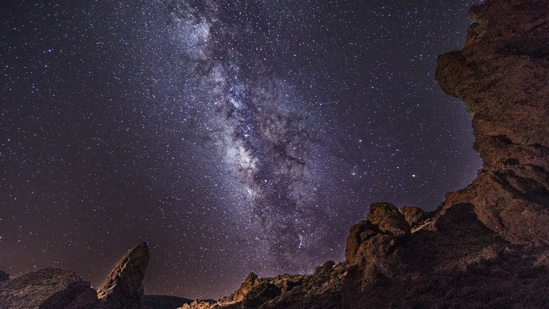 atardecer y estrellas teide