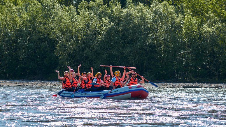 Snorkel rafting Huatulco