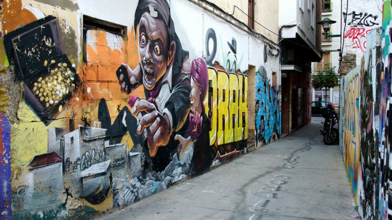 Free tour graffitis leyendas Málaga