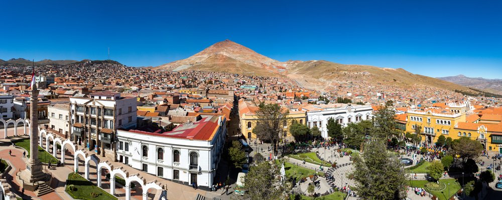 Potosí, ciudad situada a elevada altitud