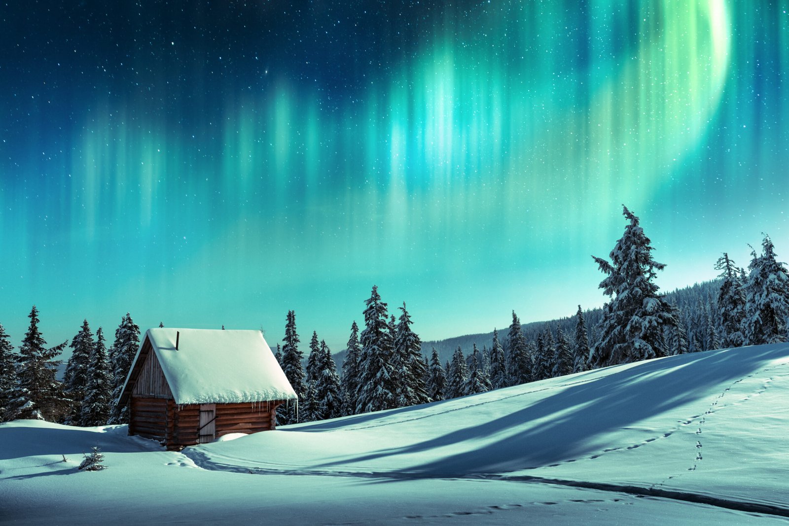 Auroras boreales, uno de los mayores atractivos turísticos de Suecia
