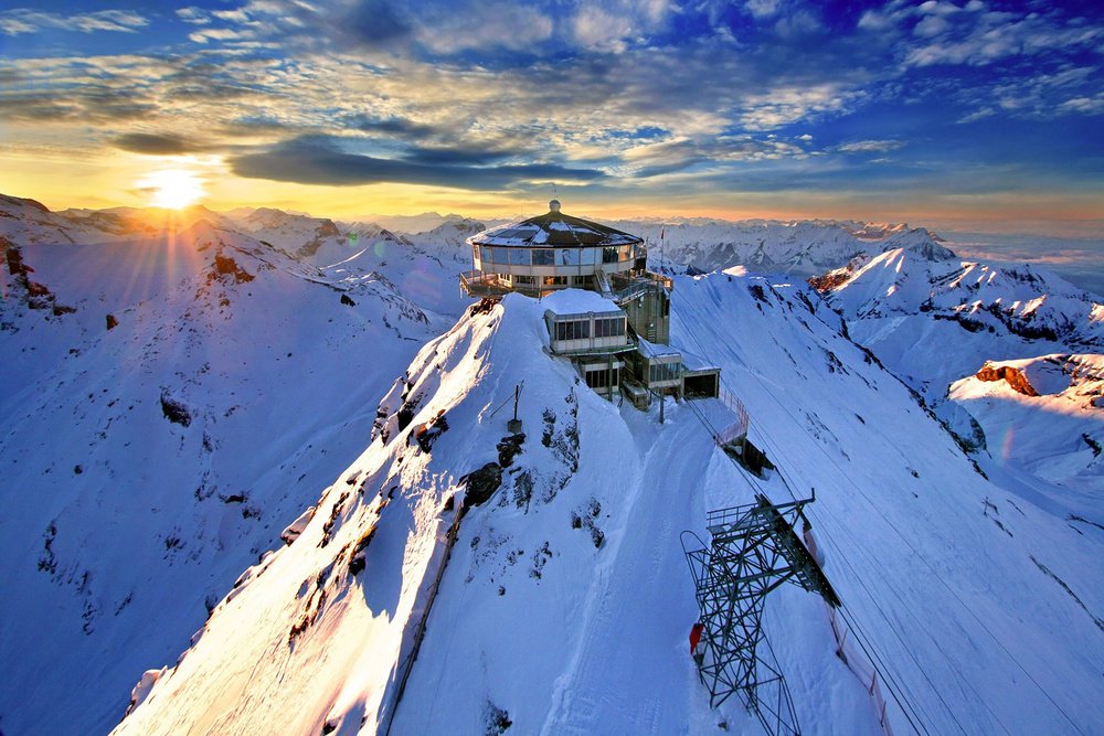 Vistas de Schilthorn, Suiza