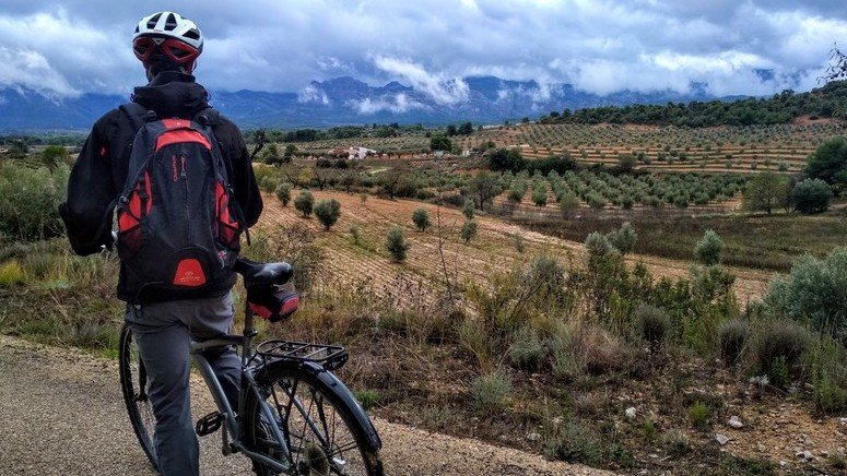 Excursión en bicicleta de intensidad media
