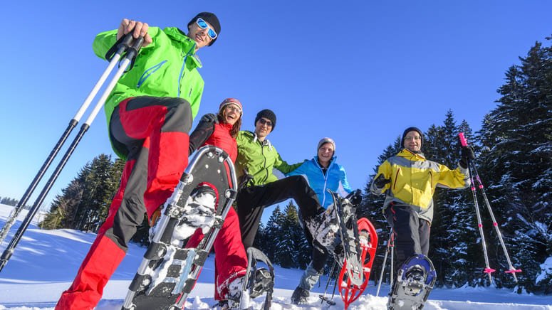 Trekking en la nieve de la Sierra de Guadarrama