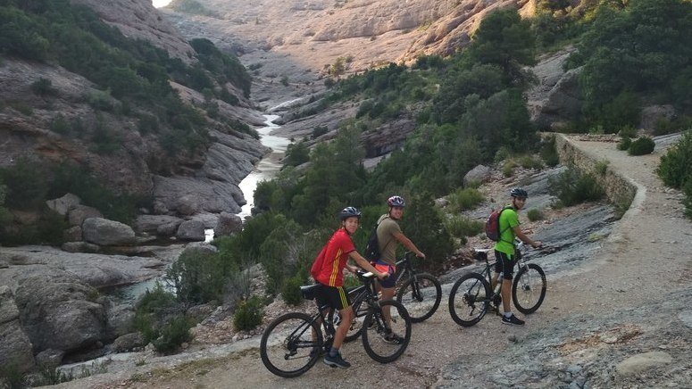 Excursión en bicicleta de intensidad media