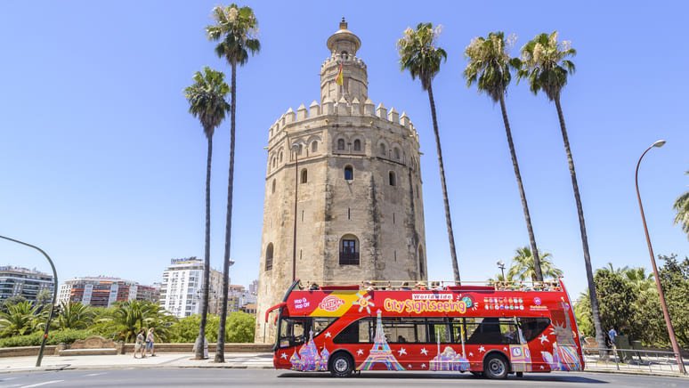 Autobús turístico por Sevilla