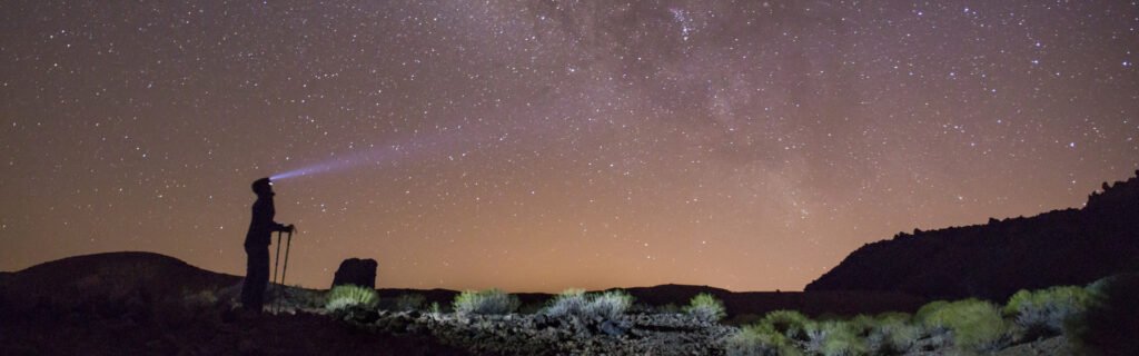 atardecer y estrellas teide
